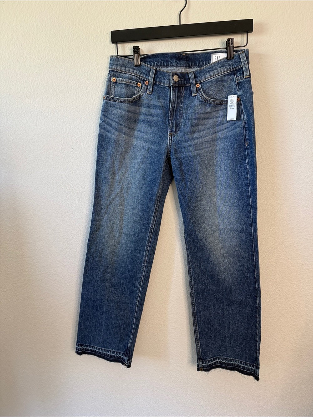 GAP Women's Straight Leg Jeans - Blue Wash